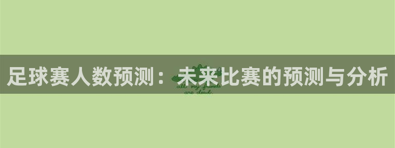 球王会体育平台app：足球赛人数预测：未来比赛的预测与分析